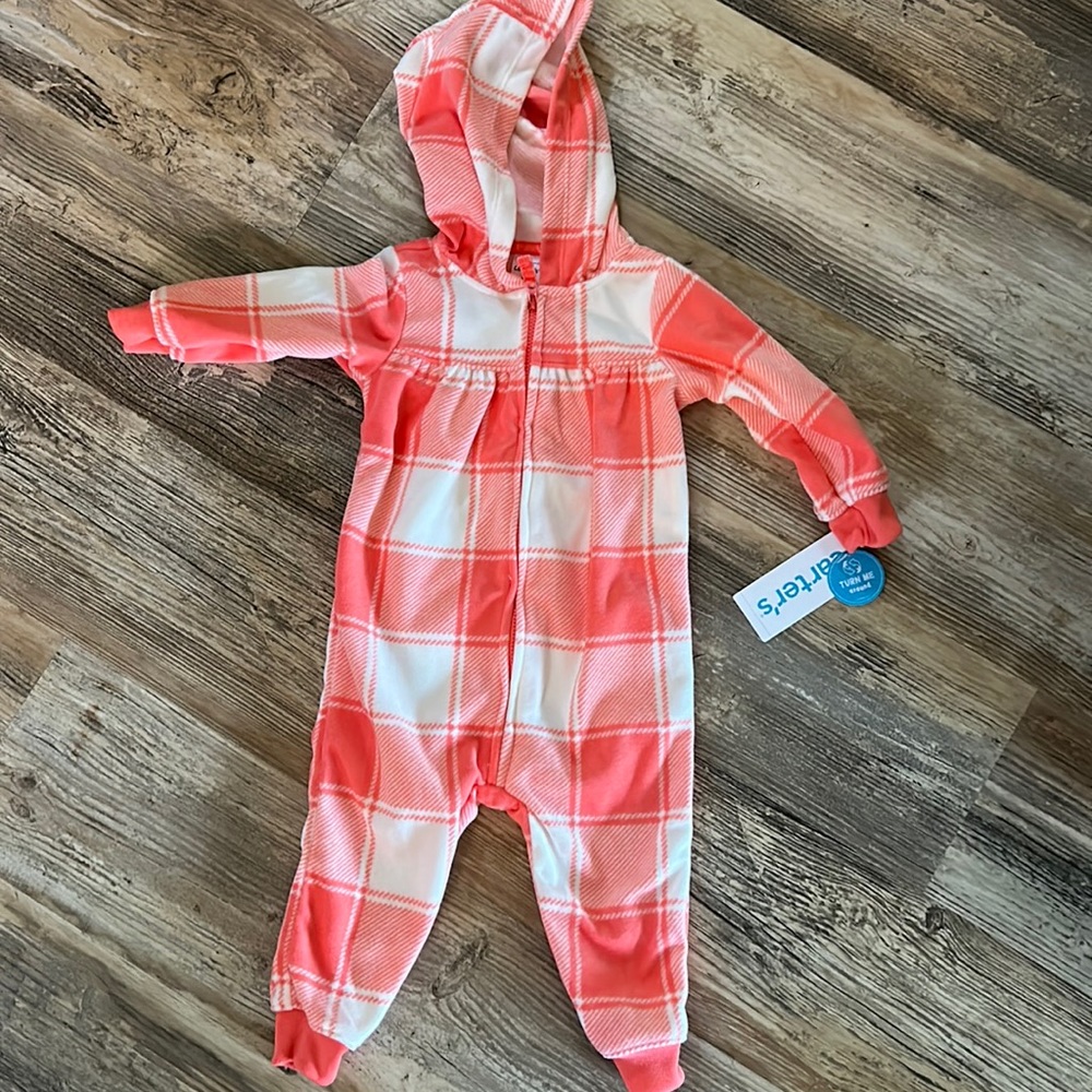 Carters size 9 month Fleece outfit NWT